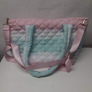 JILL & ALLY | Pink Tie Dye Quilted Purse